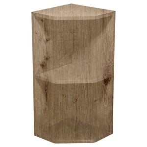 Kaboodle Spiced Oak Open End Wall Cabinet