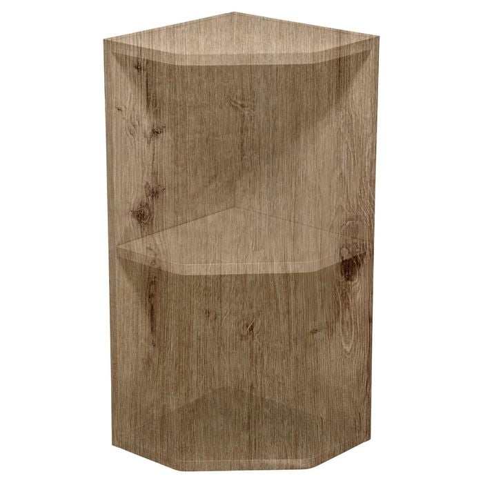 Kaboodle Spiced Oak Open End Wall Cabinet