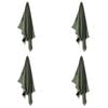 4PK Linen House Aria Pine Cotton/Bamboo Face Washer 33x33cm - Green