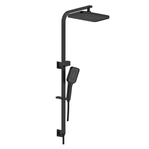 Mondella Matte Black WELS 3 Star 9L/min Rococo Multifunction Twin Shower