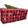 Catzon 165X38X76CM Christmas Storage Bag Waterproof Multipurpose Bag-SnowflakeRed