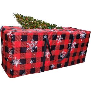 Catzon 165X38X76CM Christmas Storage Bag Waterproof Multipurpose Bag-SnowflakeRed
