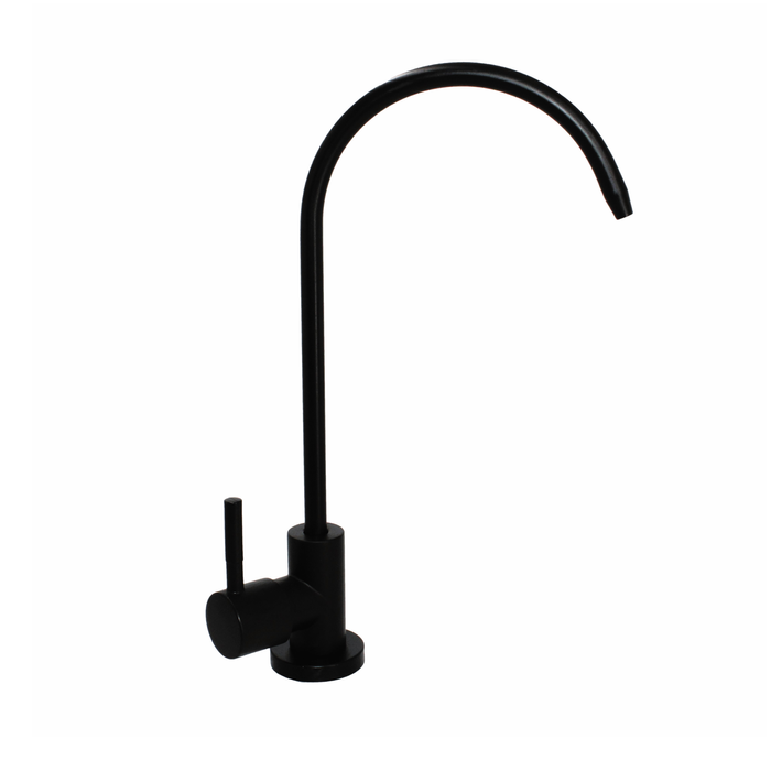 Stefani Black Matte Stainless Steel Lead Free Watermark Certified Water Filtration Tap