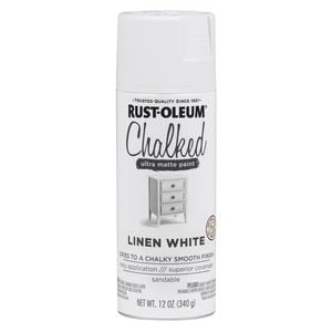 Rust-Oleum 340g Linen White Ultra Matt Chalked Spray Paint