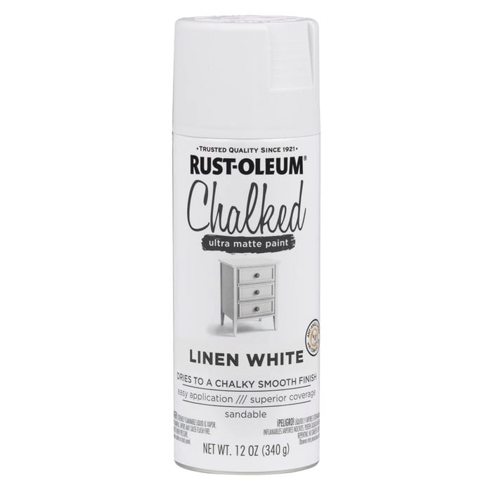 Rust-Oleum 340g Linen White Ultra Matt Chalked Spray Paint