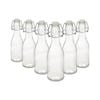 Argon Tableware Glass Bottles with Swing Top - 250ml - Pack of 6