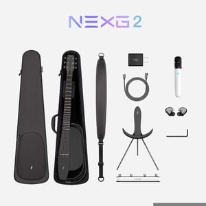 Enya NEXG V2 Carbon Fibre Smart Audio Acoustic Guitar - Deluxe Version - Black