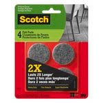 Scotch® 38.1mm Heavy Duty Felt Pads - 4 Pack