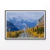 Road Winding Mountainous  Print 100% Australian Made 90x60cm  (Poster)