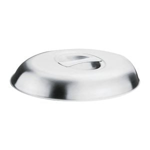Olympia Oval Vegetable Dish Lid Stainless Steel P183 290 X 200mm Tableware Service