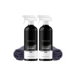 Forge Premium 473ml Screen Cleaner Spray Kit 2 Pack with Microfibre Pad