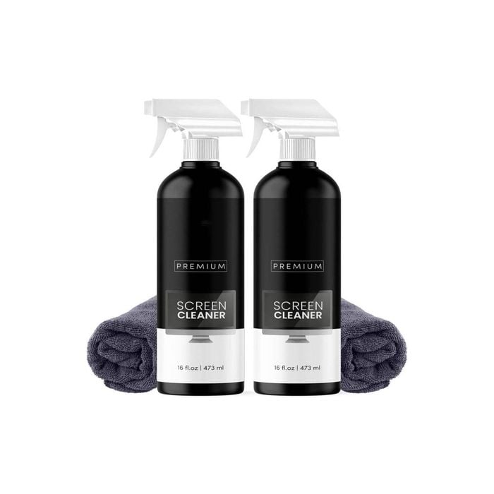 Forge Premium 473ml Screen Cleaner Spray Kit 2 Pack with Microfibre Pad