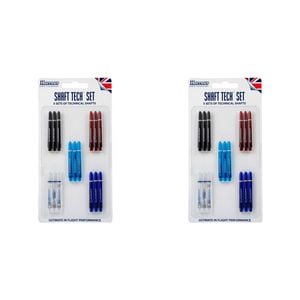 2x 15pc Harrows Super Spin Technical Darts Shafts Accessory Set Up to 5 Colours
