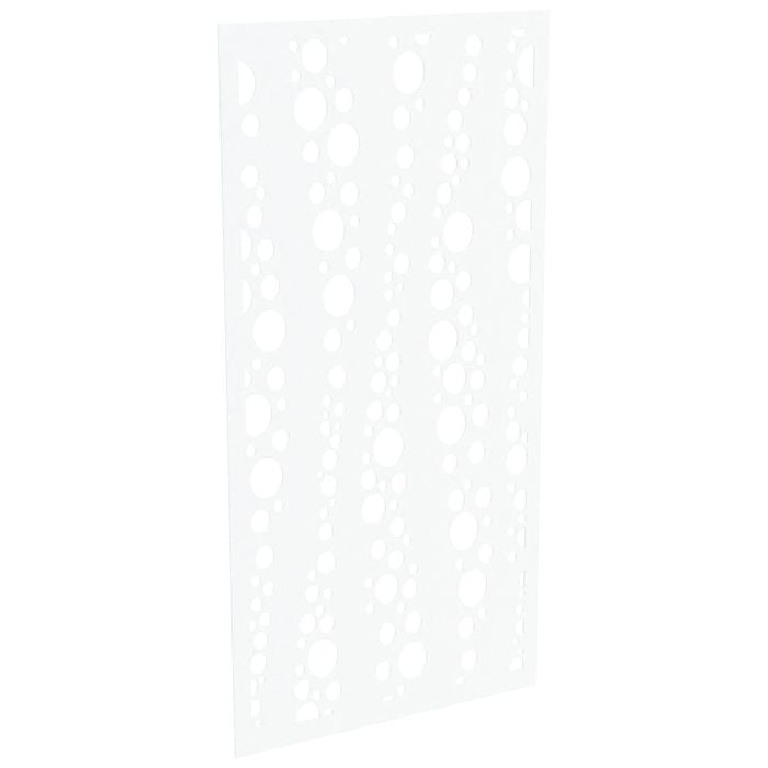 ProtectorAl 300-1200 x 1201-2400mm Pearl White Bubbles Unframed Solid Aluminium Decorative Panel