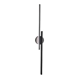 Cla Lighting Racha Interior Linear Led Tri‑cct Wall Light Black