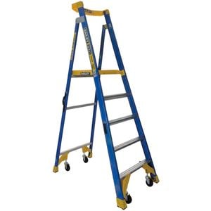 Bailey 5 Step P170-5 Fibreglass Job Station Platform Ladder