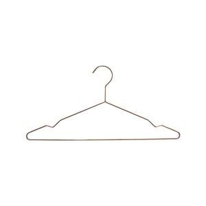 Practa Copper Metal Clothes Hangers - 10 Pack 