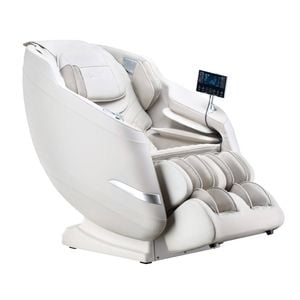 Oikiture 4d Massage Chair Electric Recliner Sl Track Full Body Heated Beige