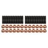 24 Pcs M10x1.5x45mm High Tensile Stud Kit For Manifold & Turbo