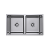 Estilo Stainless Steel Square Double Bowl Sink