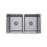 Estilo Stainless Steel Square Double Bowl Sink