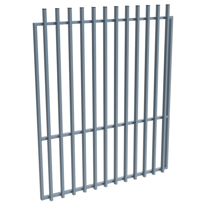 ProtectorAl 1201-1500W x 1800H Deep Ocean Aluminium Batten Garden Gate