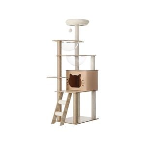 Alopet 145cm Cat Tree Tower Scratching Post Scratcher Detachable House