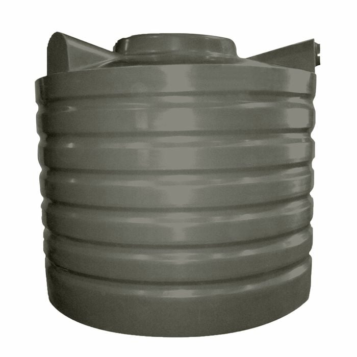 Clark Tanks 1000L Round Poly Water Tank - Earthtone