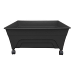 Fountain Products 610 x 510 x 240mm Charcoal Raised Garden Bed With Wheels