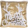 LVD Cushion Pillow Sequin Christmas Sofa/Lounge Decor 40x40cm