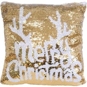 LVD Cushion Pillow Sequin Christmas Sofa/Lounge Decor 40x40cm