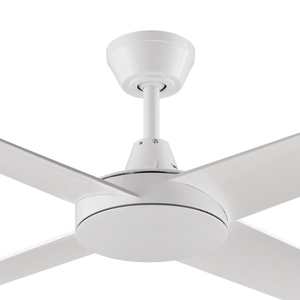 ThreeSixty 132cm 4 Blade AC White Aspire Ceiling Fan - White