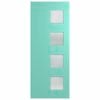 Hume 2340 x 1200 x 40mm Entrance Door Newington Translucent Glass XN7