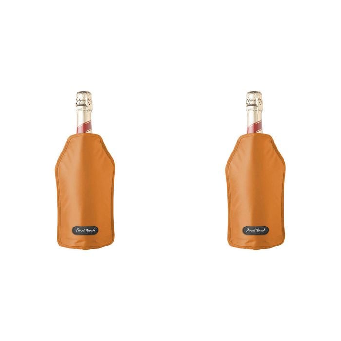2PK Final Touch Nylon Wine Bottle Chiller/Cooling Sleeve – Orange