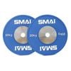 Smai Competition Bumper Plate 20kg (pair) Iwf Colour - Blue