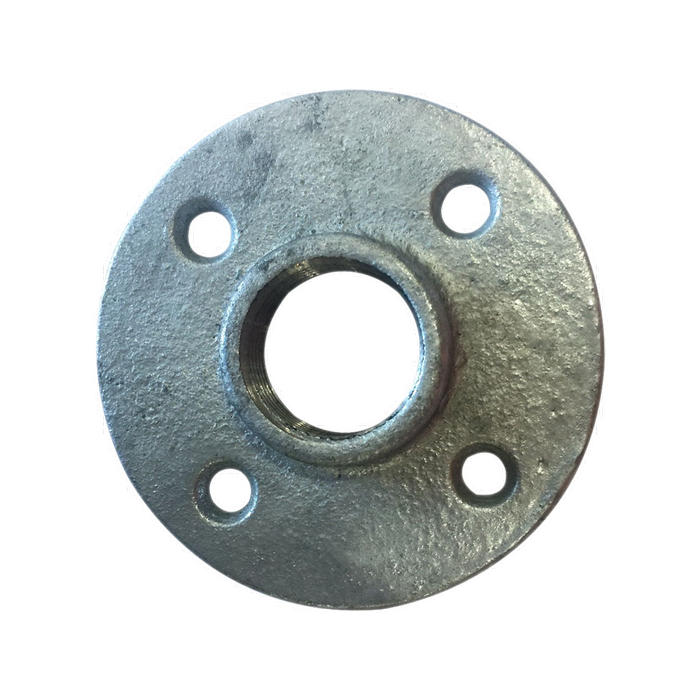 Brasshards Galvanised Round Flange With 25mm Drill Mall
