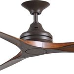 ThreeSixty 152cm Bronze / Koa 3 Blade AC Spitfire Ceiling Fan
