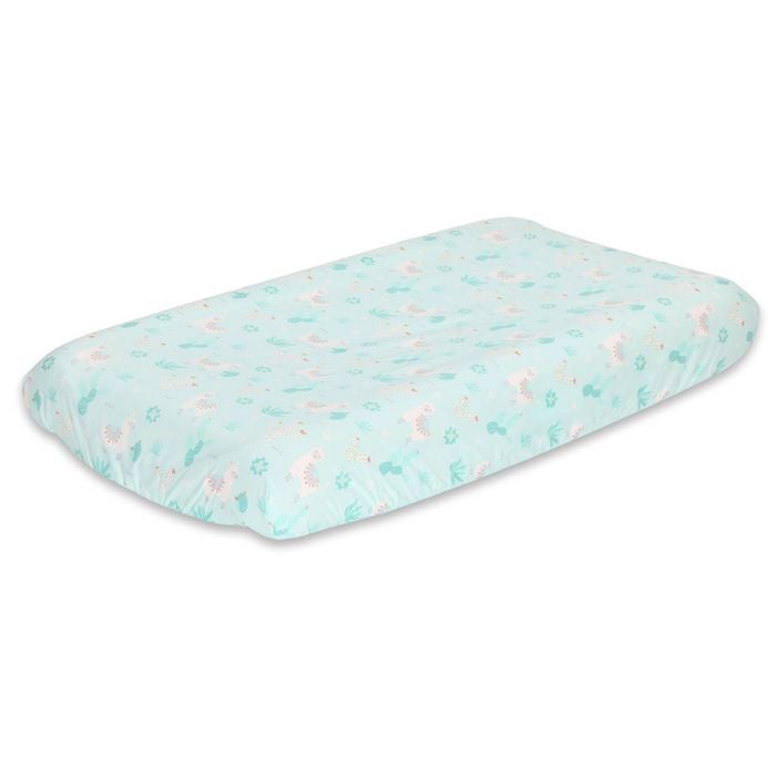 2pc The Peanutshell Little Llama Cotton Bassinet Sheet 40x80cm