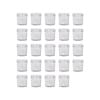 Argon Tableware 90ml Glass Jam Jars With No Lids - Set Of 24 Empty Screw Top Kitchen Storage Preserving Jar