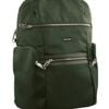 Pierre Cardin Nylon RFID Anti Theft Slash Proof Travel Backpack Bag - Olive - Olive | 29.5 x 17 x 37 cm | Nylon