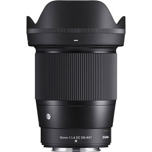 Sigma 16mm F/1.4 Dc Dn Contemporary Lens For Fujifilm X-mount