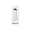 Lemaar 120 x 40mm Polished Stainless Steel Rectangle Oval Flush Pull