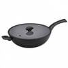 Essteele Per Salute 32cm Non-Stick Covered Stir Fry Frying Pan Induction/Gas BLK