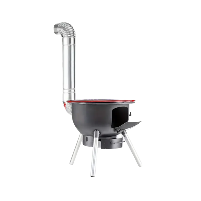 Portable Cast Iron Firewood Stove For Outdoor Cooking