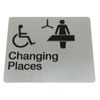Bradley Change Room Braille Toilet Sign