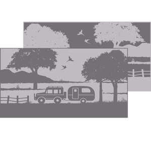 Caravan Camping 3m x 1.8m Recycled Poly Camping Mat - Small