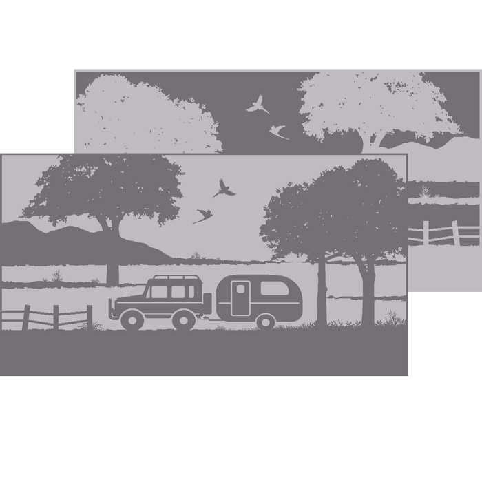 Caravan Camping 3m x 1.8m Recycled Poly Camping Mat - Small