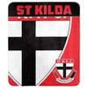 AFL Polar Fleece Blanket - St Kilda Saints - 150x130cm - Throw Rug