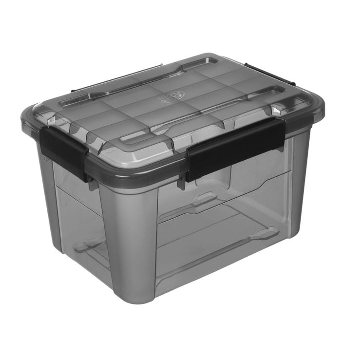Ezy Storage 18L Waterproof IP67 Grey Storage Container