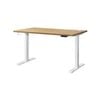 Oikiture Electric Standing Desk Dual Motor 150cm OAK Tabletop